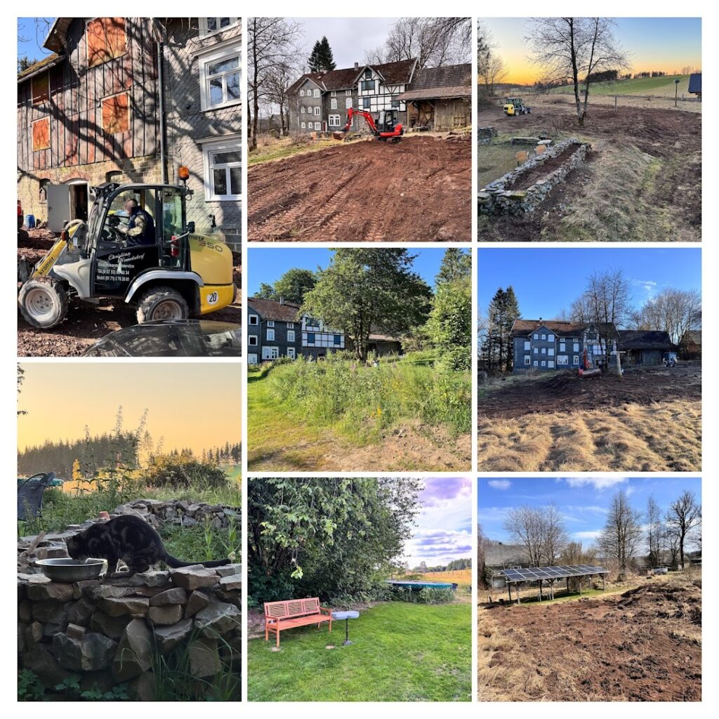 Tuinwerk. Uitvlakken